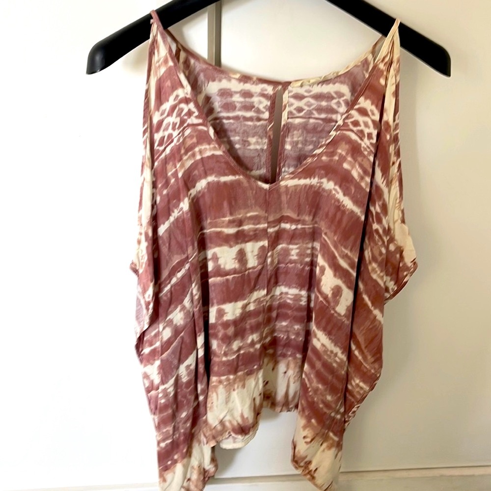 Anthropologie Lovestitch Tie Dye Top